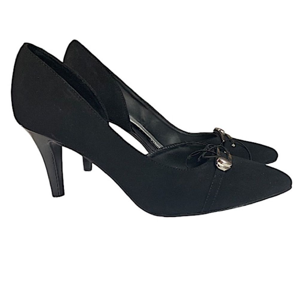 Impo Heels Womens Size 8.5 New Black Faux Suede Corpcore Classiccore